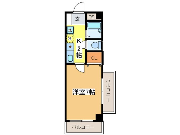 北邸舘の物件間取画像